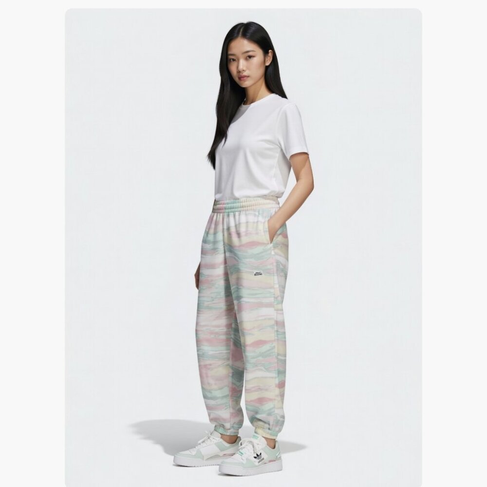 NWT adidas GT4538 Multicolor Marble Tie Dye Track Pants Joggers 2X